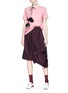 Figure View - Click To Enlarge - MARNI - 3D flower neck tie T-shirt