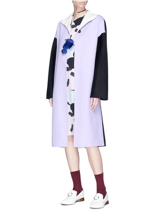 Figure View - Click To Enlarge - MARNI - Double face virgin wool blend melton coat