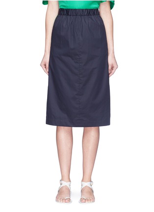 Main View - Click To Enlarge - TIBI - Snap button outseam skirt