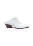 Main View - Click To Enlarge - VINCE - 'Vigo' angled heel leather mules