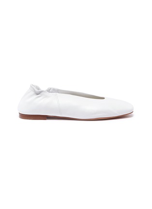 Main View - Click To Enlarge - VINCE - 'Lorelle' choked-up leather ballet flats