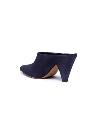 Detail View - Click To Enlarge - VINCE - 'Emberly' cone heel suede mules