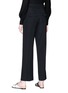 Back View - Click To Enlarge - VINCE - Belted wide leg crepe pants