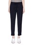 Main View - Click To Enlarge - VINCE - Roll cuff drawstring crepe jogging pants