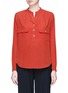 Main View - Click To Enlarge - VINCE - Silk crepe utility blouse