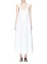 Main View - Click To Enlarge - ELIZABETH AND JAMES - 'Denali' knot strap leaf embroidered dress