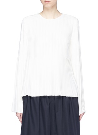 Main View - Click To Enlarge - ELIZABETH AND JAMES - 'Seena' pleated georgette top