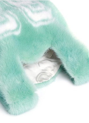 Detail View - Click To Enlarge - SIMONETTA RAVIZZA - 'Furrissima' number print mink fur sac bag