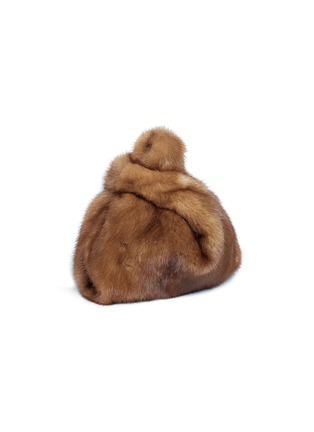Detail View - Click To Enlarge - SIMONETTA RAVIZZA - 'Furrissima' mini mink fur sac bag