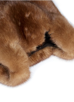 Detail View - Click To Enlarge - SIMONETTA RAVIZZA - 'Furrissima' mini mink fur sac bag