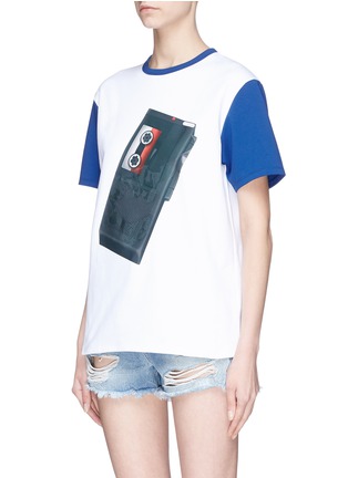 Front View - Click To Enlarge - ACNE STUDIOS - 'Nite' tape recorder patch unisex T-shirt
