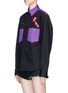 Front View - Click To Enlarge - ACNE STUDIOS - 'Seattle' key patch unisex shirt