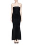 Main View - Click To Enlarge - COMME MOI - Strapless scuba jersey fishtail gown