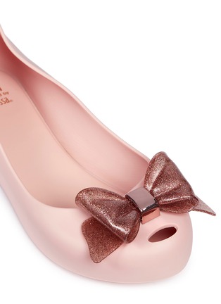 Detail View - Click To Enlarge - MELISSA - 'Ultragirl Sweet III' 3D bow PVC kids flats