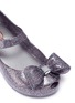 Detail View - Click To Enlarge - MELISSA - 'Ultragirl VIII' 3D bow glitter PVC toddler Mary Jane flats