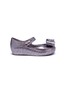 Main View - Click To Enlarge - MELISSA - 'Ultragirl VIII' 3D bow glitter PVC toddler Mary Jane flats