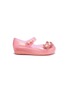 Main View - Click To Enlarge - MELISSA - 'Ultragirl Special' 3D floral PVC toddler Mary Jane flats