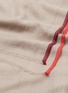 Detail View - Click To Enlarge - JANAVI - 'Classic Plain' selvedge wool-silk scarf