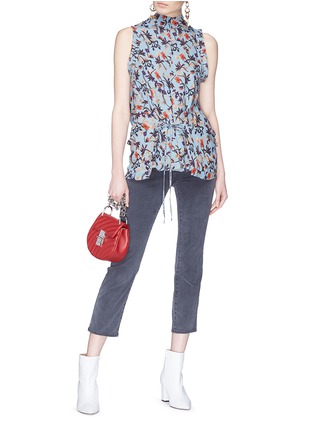 Figure View - Click To Enlarge - CHLOÉ - Floral print sleeveless top