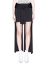 Main View - Click To Enlarge - CHLOÉ - Sleeve tie split high-low skirt