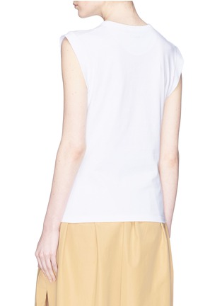Back View - Click To Enlarge - CHLOÉ - Pictorial print sleeveless top