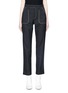 Main View - Click To Enlarge - CHLOÉ - Contrast topstitching cropped pants