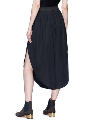 Back View - Click To Enlarge - CHLOÉ - Belted pleated cropped balloon pants