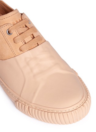 Detail View - Click To Enlarge - BOTH - Rubber coated horse leather sneakers