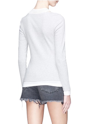 Back View - Click To Enlarge - T BY ALEXANDER WANG - Tank layered sweater
