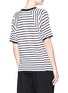 Back View - Click To Enlarge - T BY ALEXANDER WANG - Stripe T-shirt