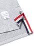 Detail View - Click To Enlarge - THOM BROWNE  - Stripe trim long sleeve T-shirt