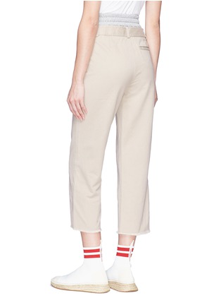 Back View - Click To Enlarge - T BY ALEXANDER WANG - French terry waist panel chinos