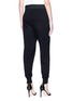 Back View - Click To Enlarge - T BY ALEXANDER WANG - Sleeve tie knit jogging pants