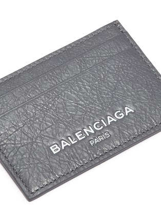 Detail View - Click To Enlarge - BALENCIAGA - 'Explorer' logo debossed card holder
