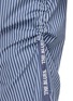 Detail View - Click To Enlarge - LOUSY X LANE CRAWFORD - Ruched outseam stripe shirt dress