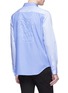 Back View - Click To Enlarge - LOUSY X LANE CRAWFORD - 'The Blues' embroidered stripe shirt