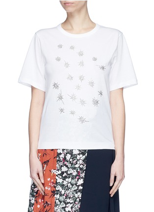 Main View - Click To Enlarge - DRIES VAN NOTEN - 'Haidet' star embellished T-shirt