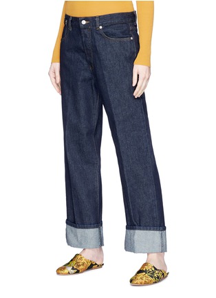 Front View - Click To Enlarge - DRIES VAN NOTEN - 'Pisco' wide leg jeans