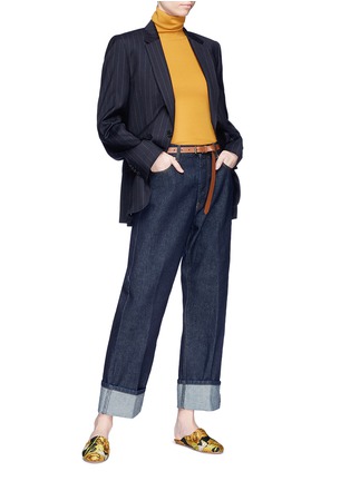 Figure View - Click To Enlarge - DRIES VAN NOTEN - 'Pisco' wide leg jeans