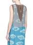 Back View - Click To Enlarge - DRIES VAN NOTEN - Glass crystal embellished tulle sleeveless top
