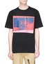 Main View - Click To Enlarge - CALVIN KLEIN 205W39NYC - 'Little Electric Chair' print T-shirt