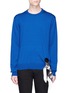 Main View - Click To Enlarge - CALVIN KLEIN 205W39NYC - Scarf knot cutout sweater