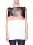 Main View - Click To Enlarge - CALVIN KLEIN 205W39NYC - 'Little Electric Chair' print oversized tank top