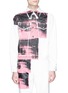 Main View - Click To Enlarge - CALVIN KLEIN 205W39NYC - 'Little Electric Chair' print denim jacket