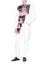 Figure View - Click To Enlarge - CALVIN KLEIN 205W39NYC - 'Little Electric Chair' print denim jacket