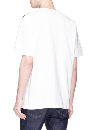 Back View - Click To Enlarge - CALVIN KLEIN 205W39NYC - 'Little Electric Chair' mix print T-shirt