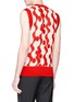 Back View - Click To Enlarge - CALVIN KLEIN 205W39NYC - 'Wave' intarsia sleeveless sweater