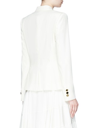 Back View - Click To Enlarge - STELLA MCCARTNEY - 'Emery' double breasted wool blazer