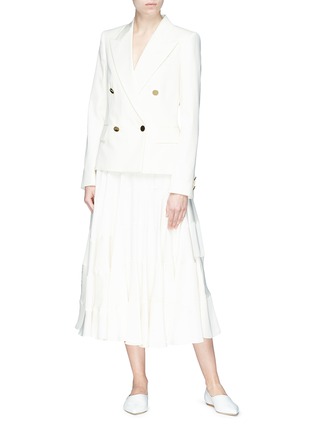 Figure View - Click To Enlarge - STELLA MCCARTNEY - 'Emery' double breasted wool blazer
