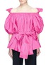 Main View - Click To Enlarge - STELLA MCCARTNEY - 'Michelle' off-shoulder taffeta top